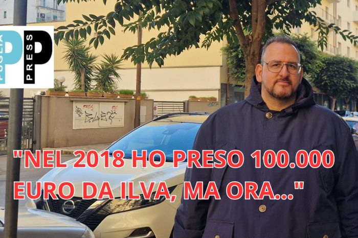 EX ILVA: "Nel 2018 ho preso 100mila euro da ILVA, ma ora..."