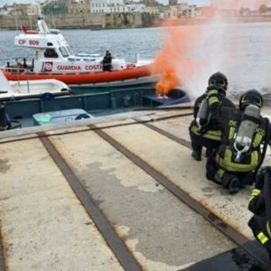 Esercitazione di emergenza a Otranto: sinergia nterforze per la sicurezza del porto