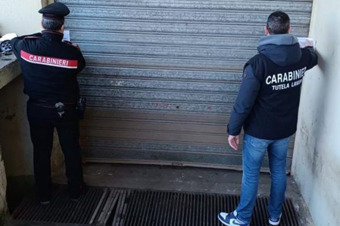 Sequestro officina abusiva a Carovigno: intervento dei Carabinieri