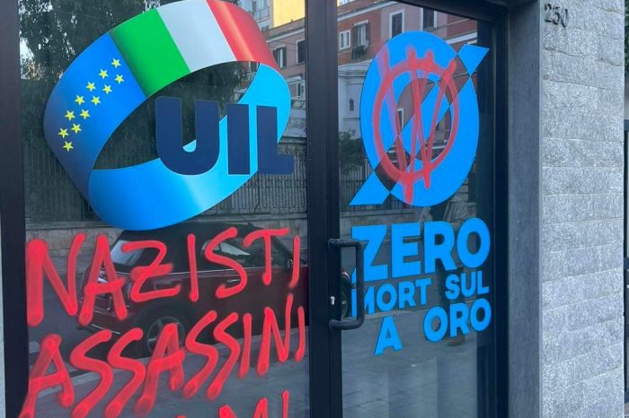 Vandalizzata la sede Uil a Bari: La ferma condanna e la determinazione della Uil Puglia