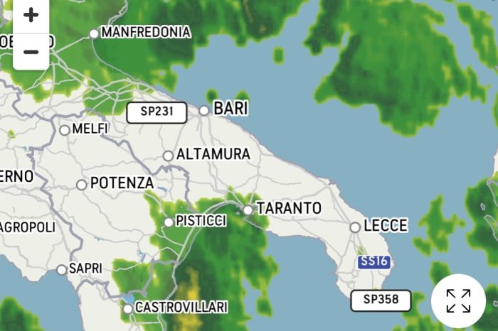 Avviso Meteo - Possibili temporali su Taranto e zone limitrofe: precauzioni consigliate