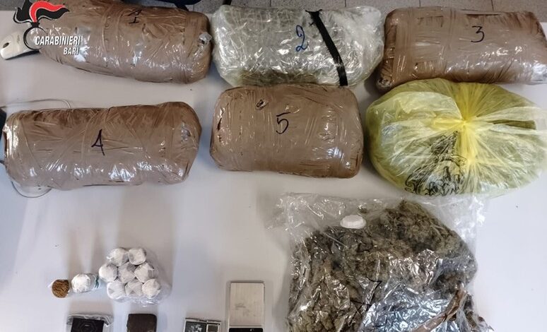 Sequestro record a Mola di Bari