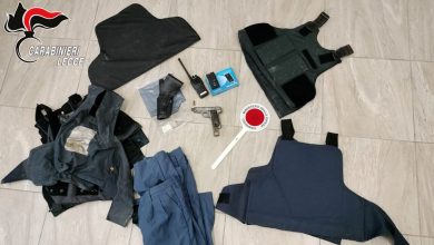 Armi nascoste scoperte a Surbo