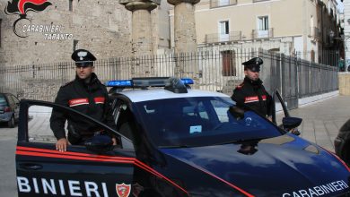 Taranto e Castellaneta Arresti dei Carabinieri
