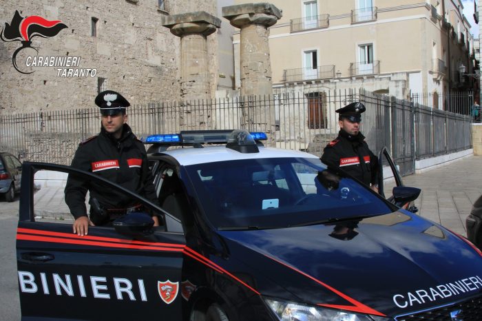 Taranto e Castellaneta: i Carabinieri arrestano due extracomunitari