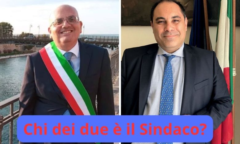 Luigi Abbate ed il sindaco Rinaldo Melucci. Chi dei due è il Sindaco?