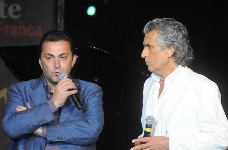 Antonio Rubino con Toto Cutugno