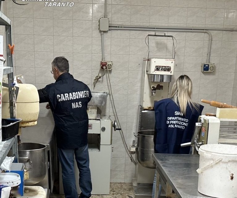 Controlli alimentari a Taranto