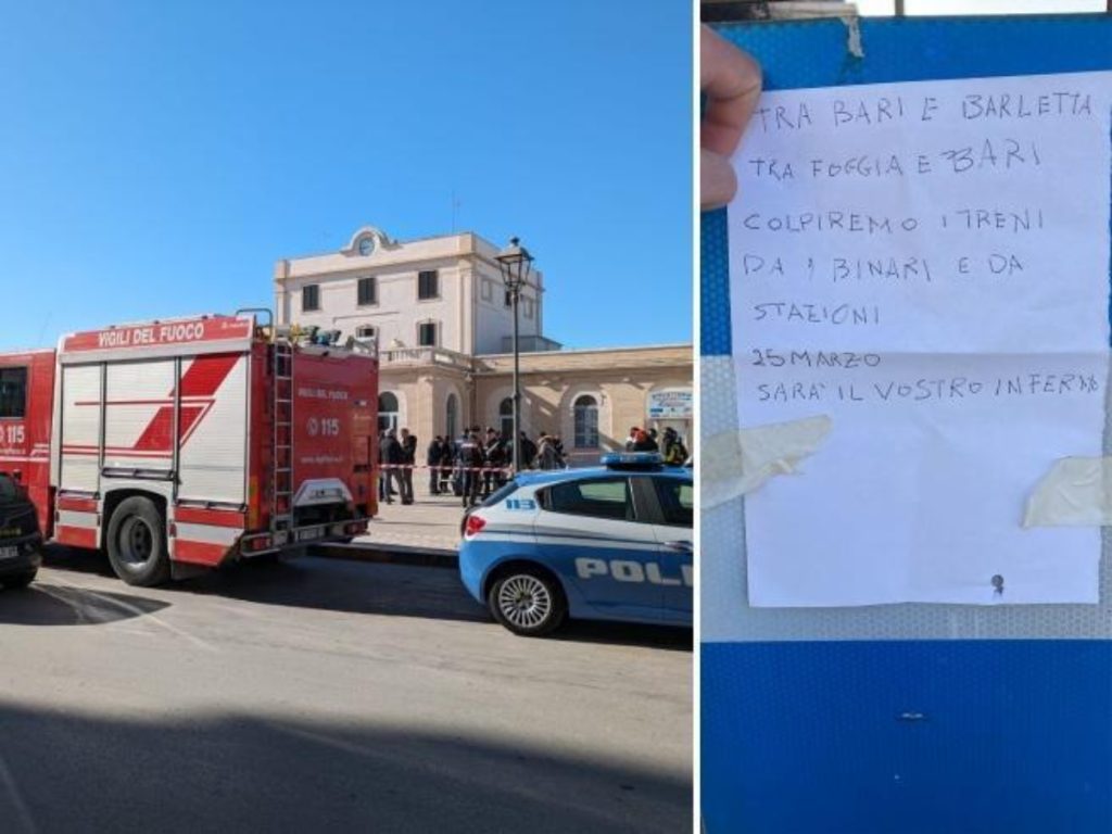 Allarme bomba a Trani tutti gli aggiornamenti.