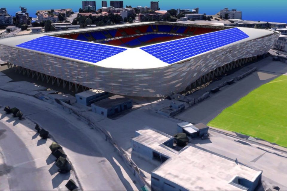 Il rendering del nuovo stadio di Taranto Accende i sogni dei tarantini e di tutta la provincia ionica