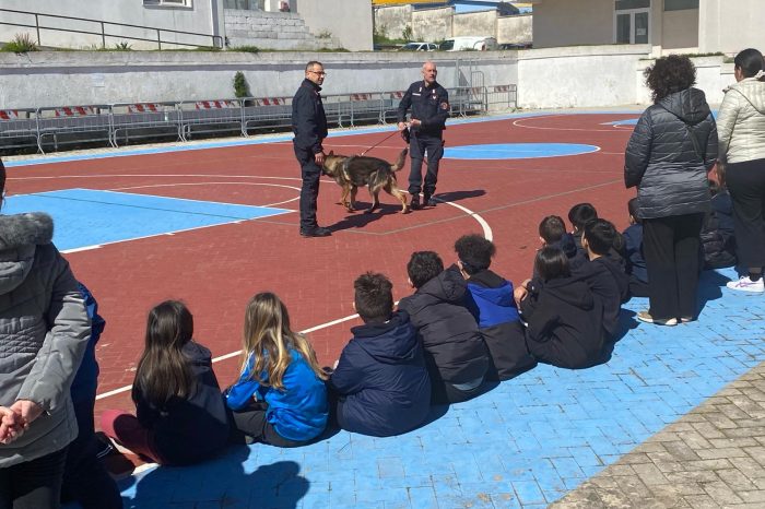 Carabinieri Cinofili e studenti: una lezione di legalità a Oria