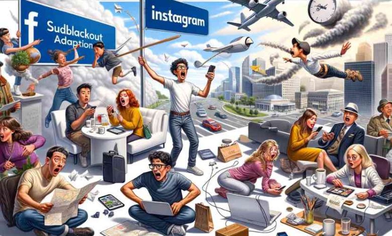 Minuti di panico senza i social