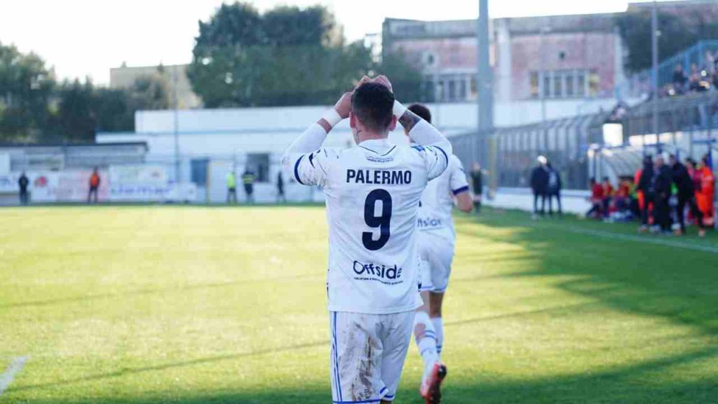 Ryduan Palermo autore del gol contro l'Altamura (Foto Lino Cassano)