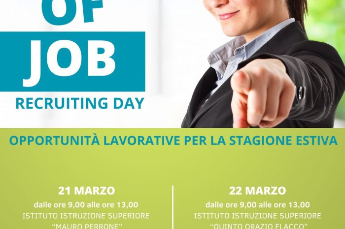 Summer of Job a Castellaneta il 21 e 22 marzo fasi di selezione e inserimento di candidati nelle strutture ricettive del territorio