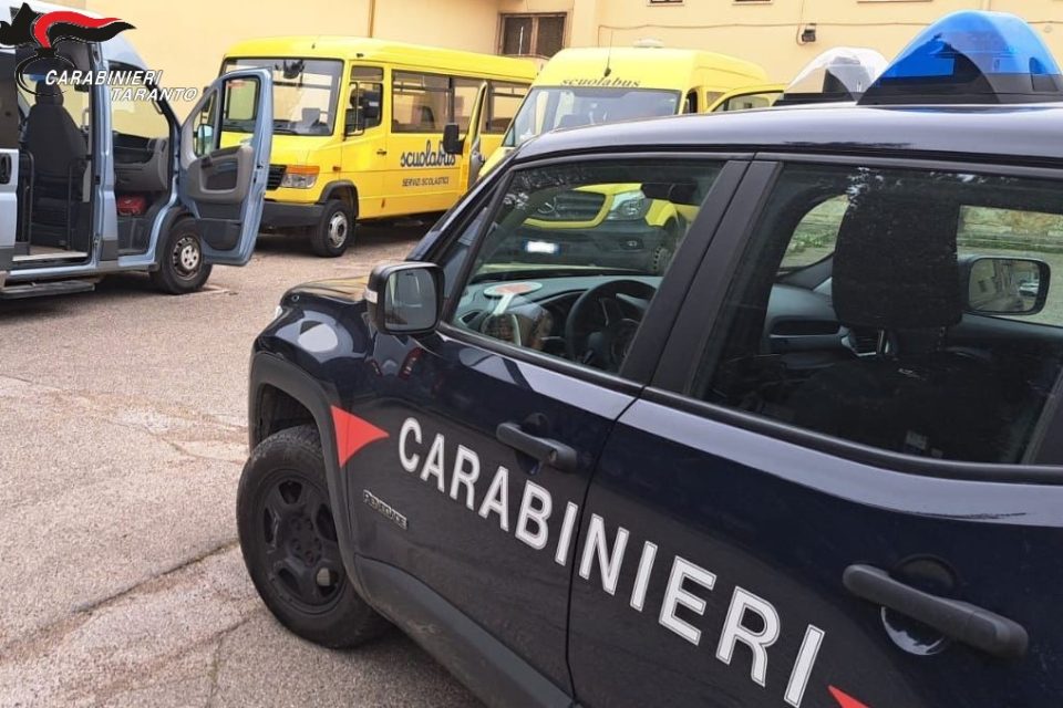 sicurezza scuolabus a Taranto