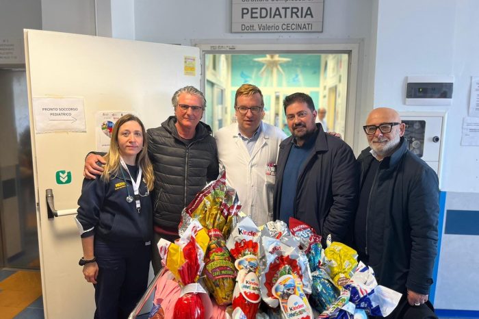Un arcobaleno di sorrisi: Pasqua all'ospedale Pediatrico di Taranto