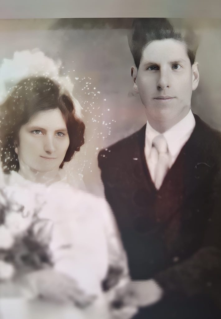 Il giorno del matrimonio di Caterina con Giuseppe scomparso venti anni fa