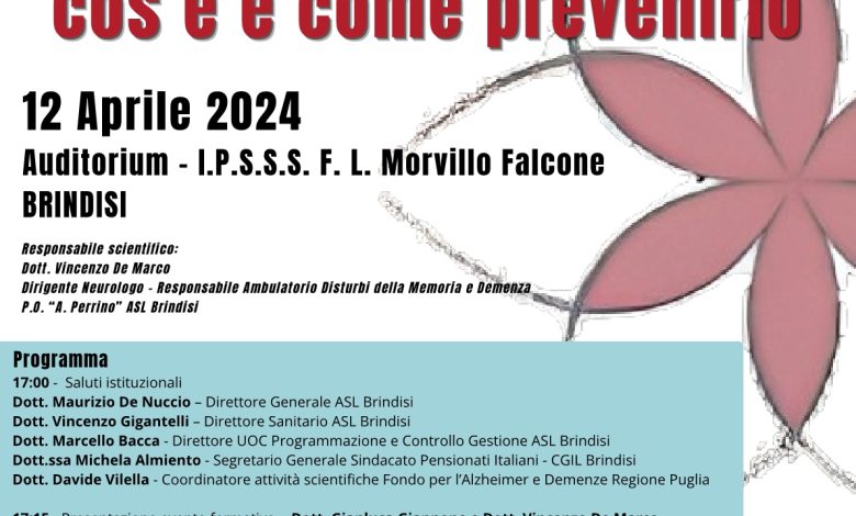 Evento di sensibilizzazione sulle demenze