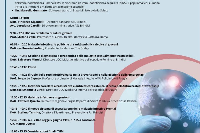 Malattie sessualmente trasmissibili: congresso a Brindisi
