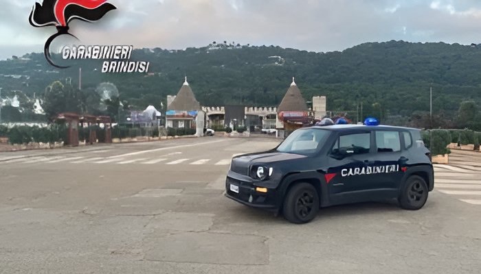 Rapina in un resort a Fasano: indagano i Carabinieri
