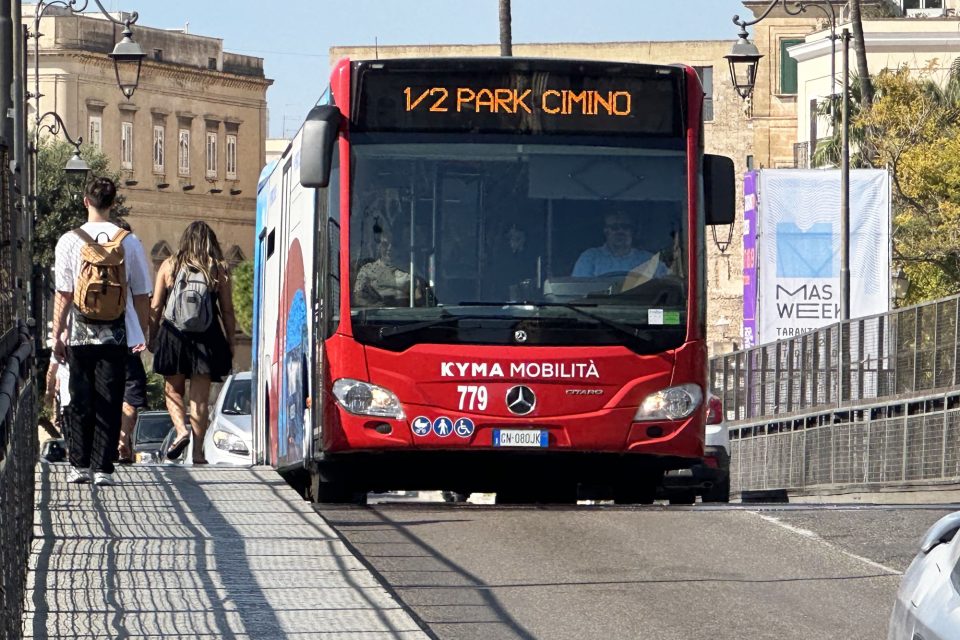 Variazioni linee autobus Kyma Mobilità per la StraTaranto