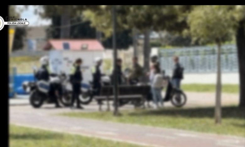 Scooter nei giardini