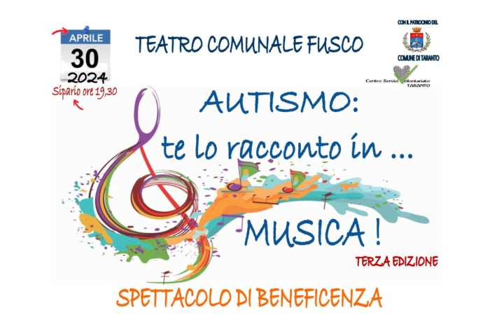 Taranto celebra l'inclusione: emozioni al Teatro Fusco con “Autismo: te lo racconto in musica”