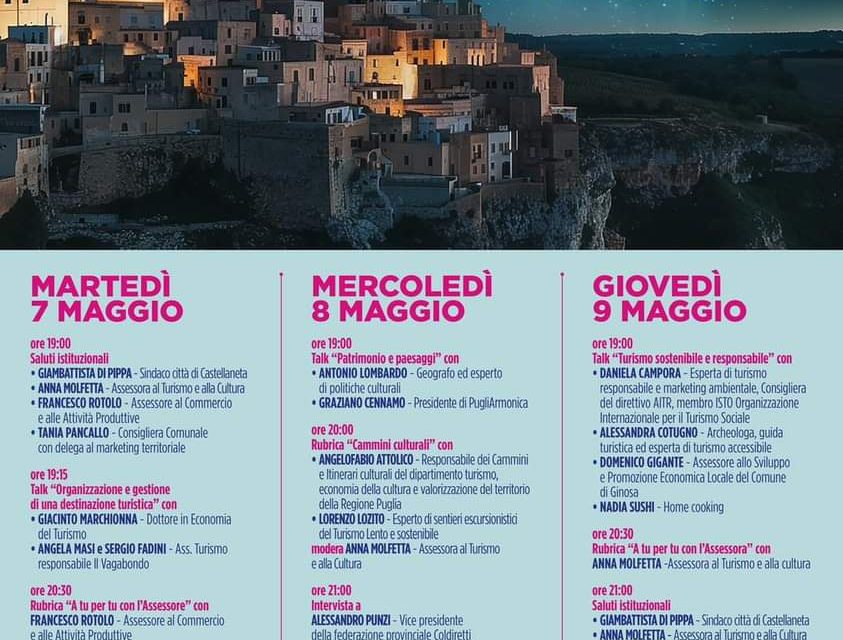Festival fuTURi possibili a Castellaneta nei giorni 7, 8 e 9 maggio 2024