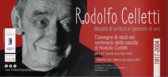 UN FESTIVAL PER RODOLFO CELLETTI  