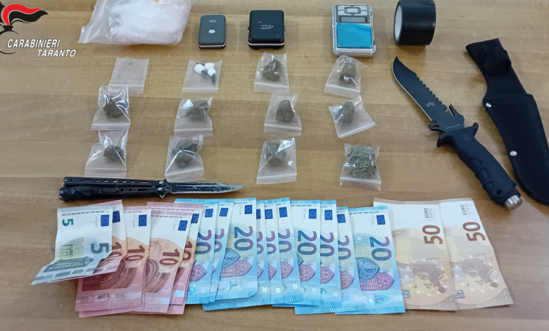 Hashish, Cocaina e Marijuana a Palagianello