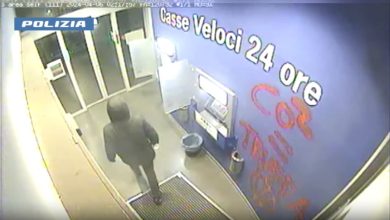 individuato l'autore degli imbrattamenti,