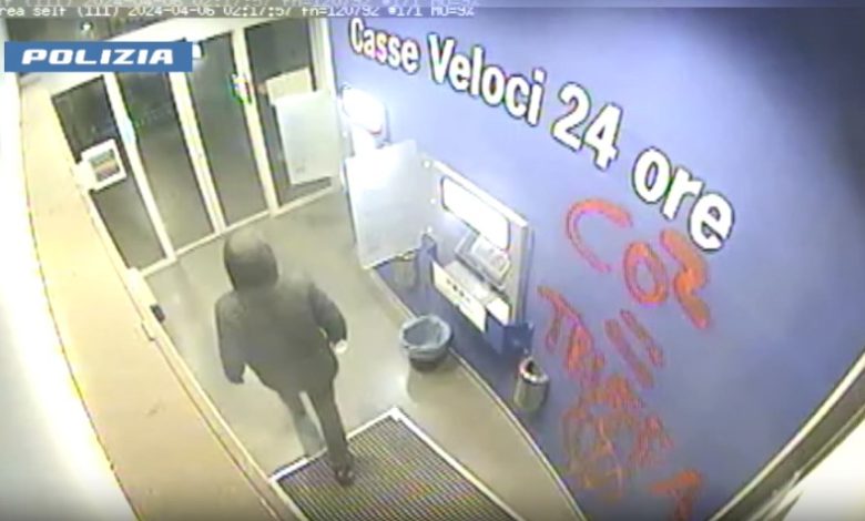 individuato l'autore degli imbrattamenti,