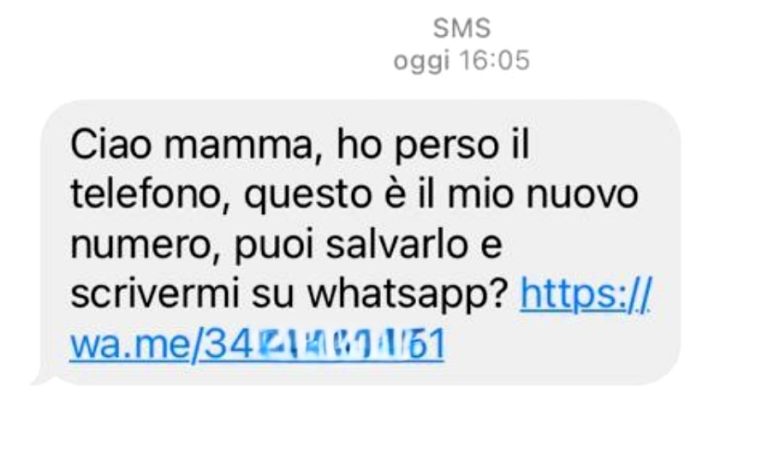 truffa messaggi