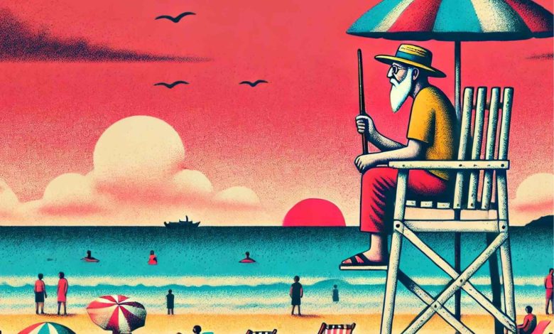 Attenzione, in Puglia arriva Caronte e ... son guai seri (40 x 30 cm)