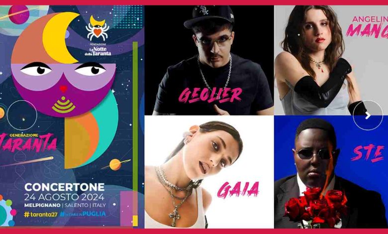 Concertone Notte della Taranta 2024 (dal sito ufficiale)