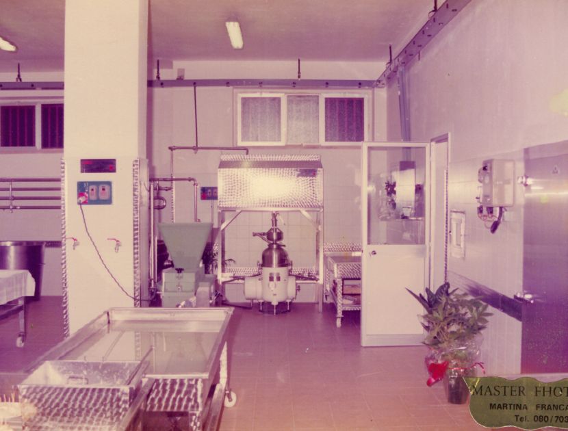 Il laboratorio del caseificio Tempestoso