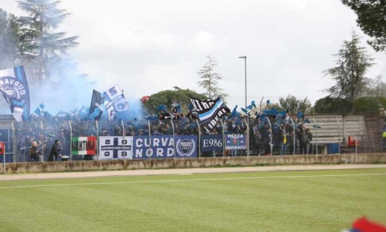 I tifosi del Martina anche oggi a Guidonia