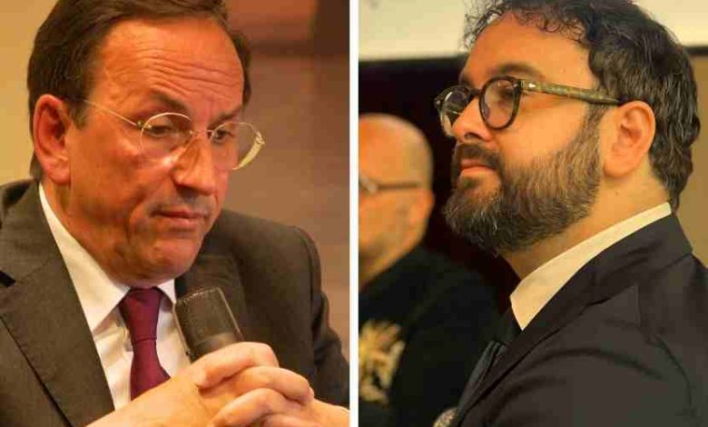L'ex Sindaco Franco Ancona ed il Sindaco Gianfranco Palmisano