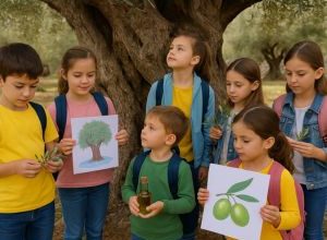 Bambini pugliesi partecipano a laboratori educativi sull’olio in Olio in Cattedra 2024-2025