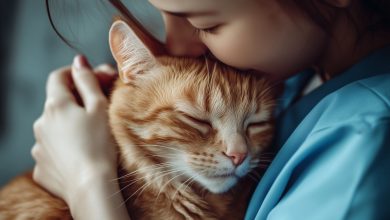 gatto con peritonite infettiva felina riceve cure veterinarie