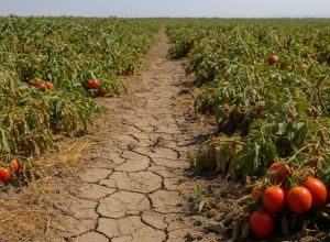 Siccità in Puglia minaccia la campagna del pomodoro