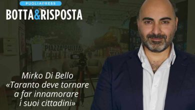 Mirko Di Bello (Adesso): Taranto deve tornare a far innamorare i suoi cittadini"