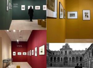 visitatori alla mostra Puglia Berengo Gardin a Trani