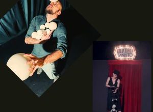 Chapiteau del MagdaClan durante il Festival Maggio all’Infanzia 2025 a Bari