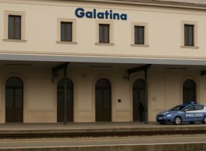 Intervento delle forze dell’ordine dopo aggressione stazione Galatina