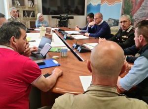 Operatori durante la Campagna Antincendio Boschivo 2025 nel Parco dell'Alta Murgia