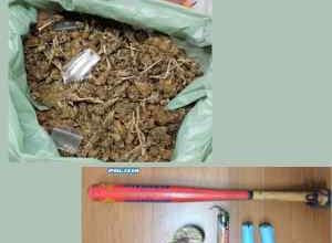 materiale sequestrato durante il controllo antidroga a Corato