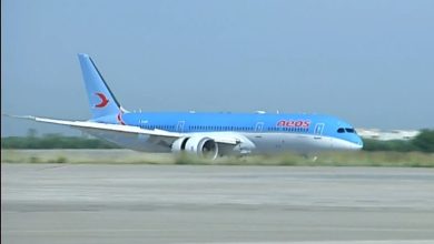 Atterraggio del primo volo diretto da New York a Bari con accoglienza all’aeroporto