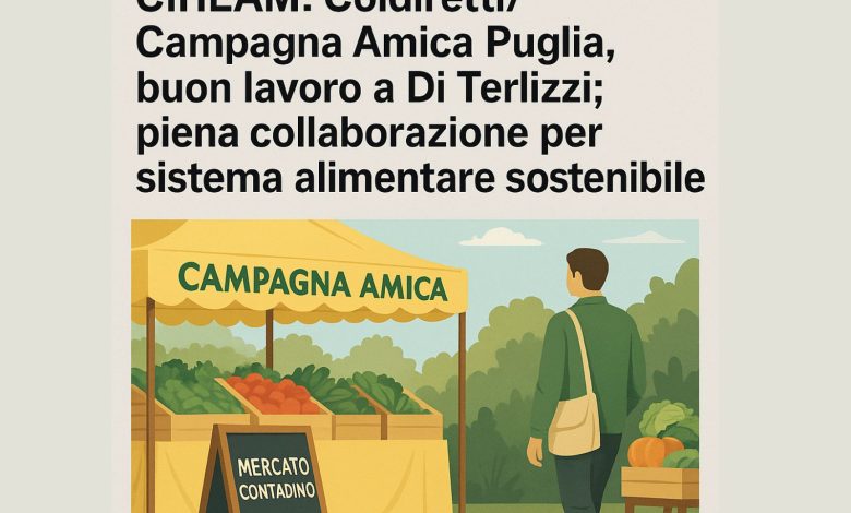 Biagio Di Terlizzi nuovo direttore CIHEAM Bari per sistema alimentare sostenibile