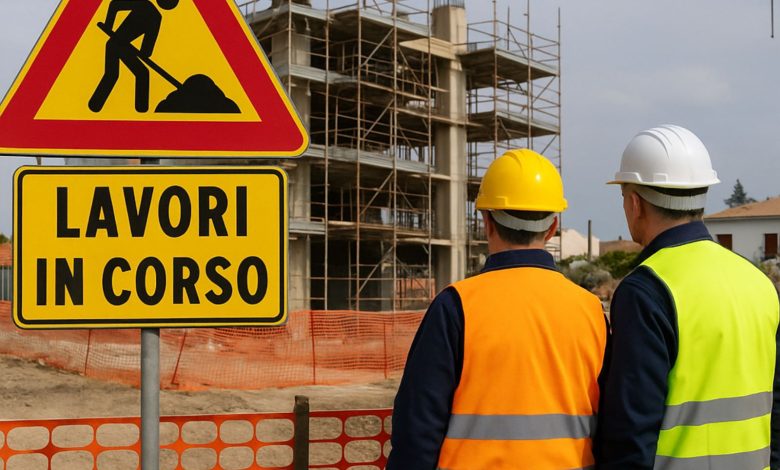 Controlli per lavoro nero in cantiere a Brindisi da parte dell’Ispettorato del Lavoro